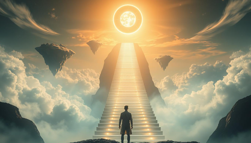 o que significa sonhar com escada no mundo espiritual
