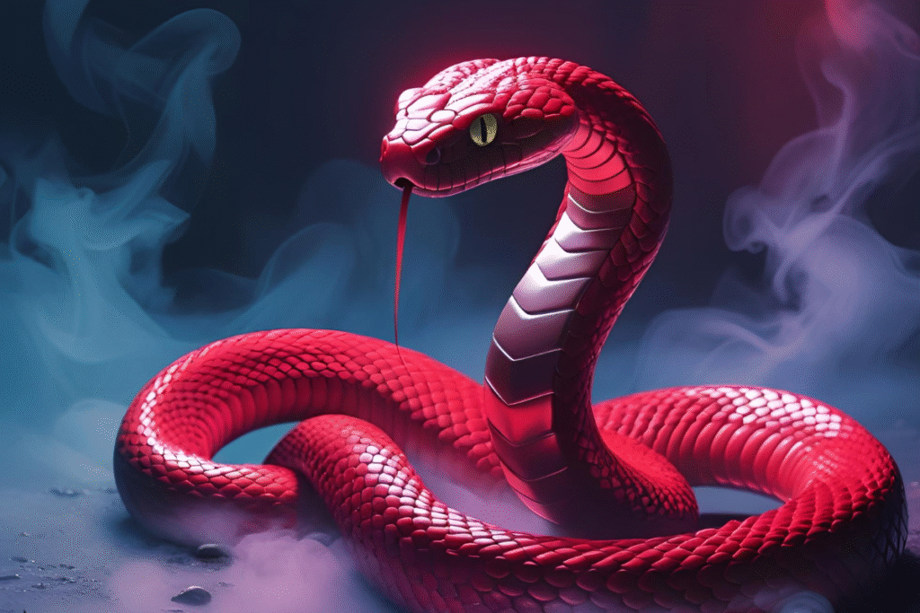 o que significa sonhar com cobra vermelha