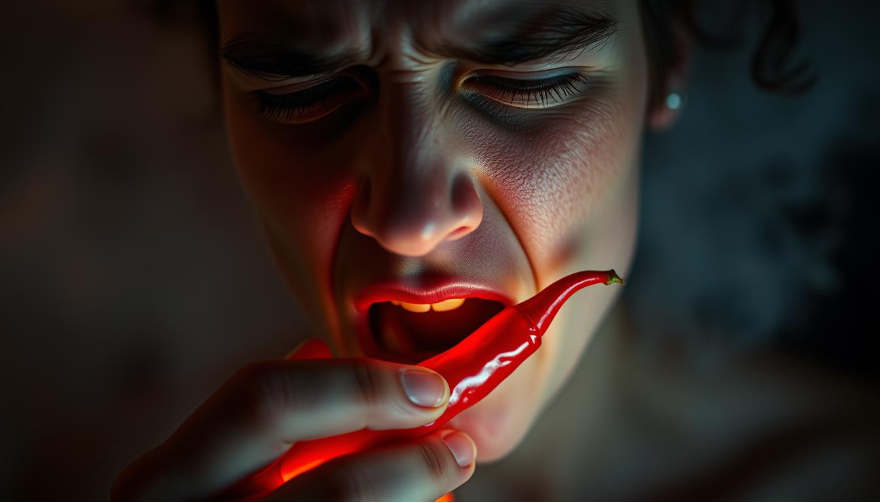 o que significa sonhar comendo pimenta
