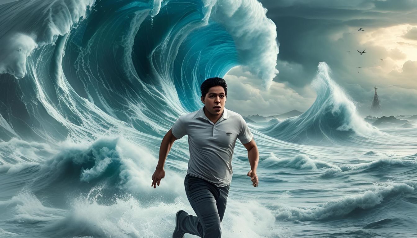 O que significa sonhar fugindo de um tsunami