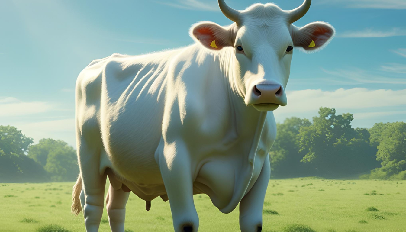O que significa sonhar com vaca branca