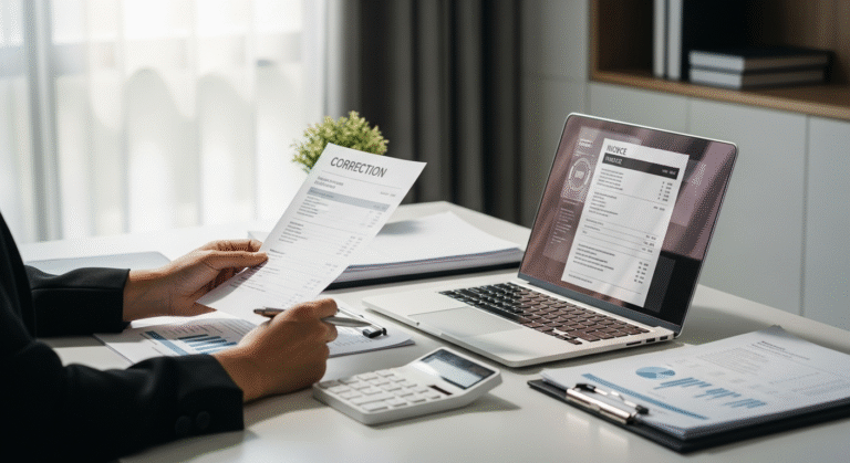 como fazer carta de correção de nota fiscal