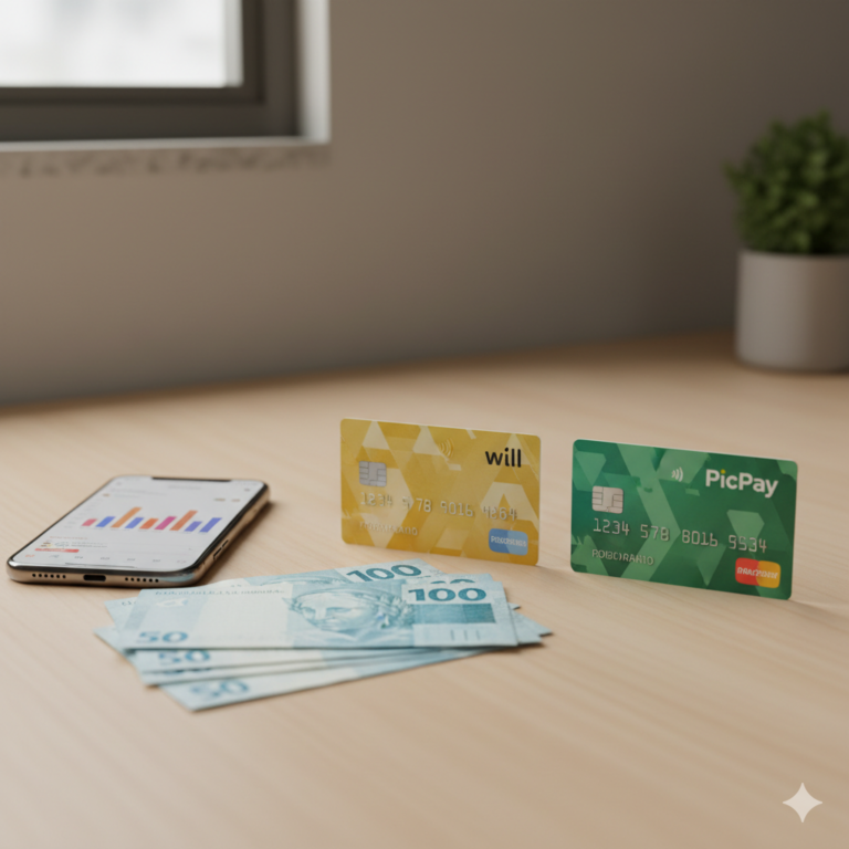 qual o melhor cartão de crédito will ou picpay