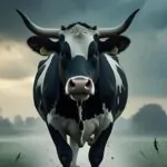 O que significa sonhar com vaca brava