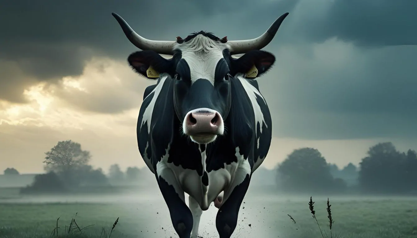 O que significa sonhar com vaca brava