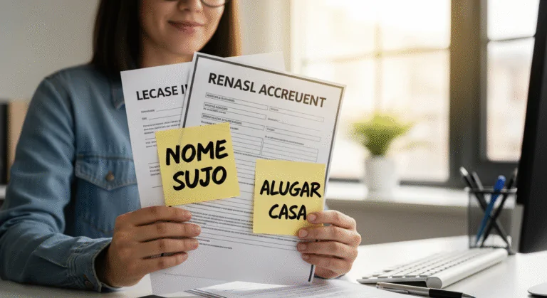 Como conseguir alugar uma casa mesmo com nome sujo?